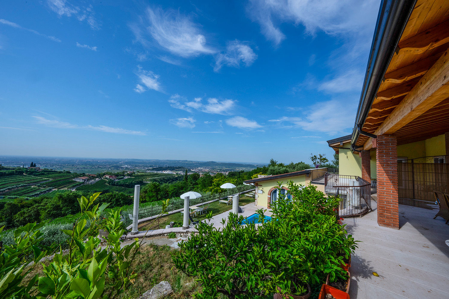 Vista piscina
