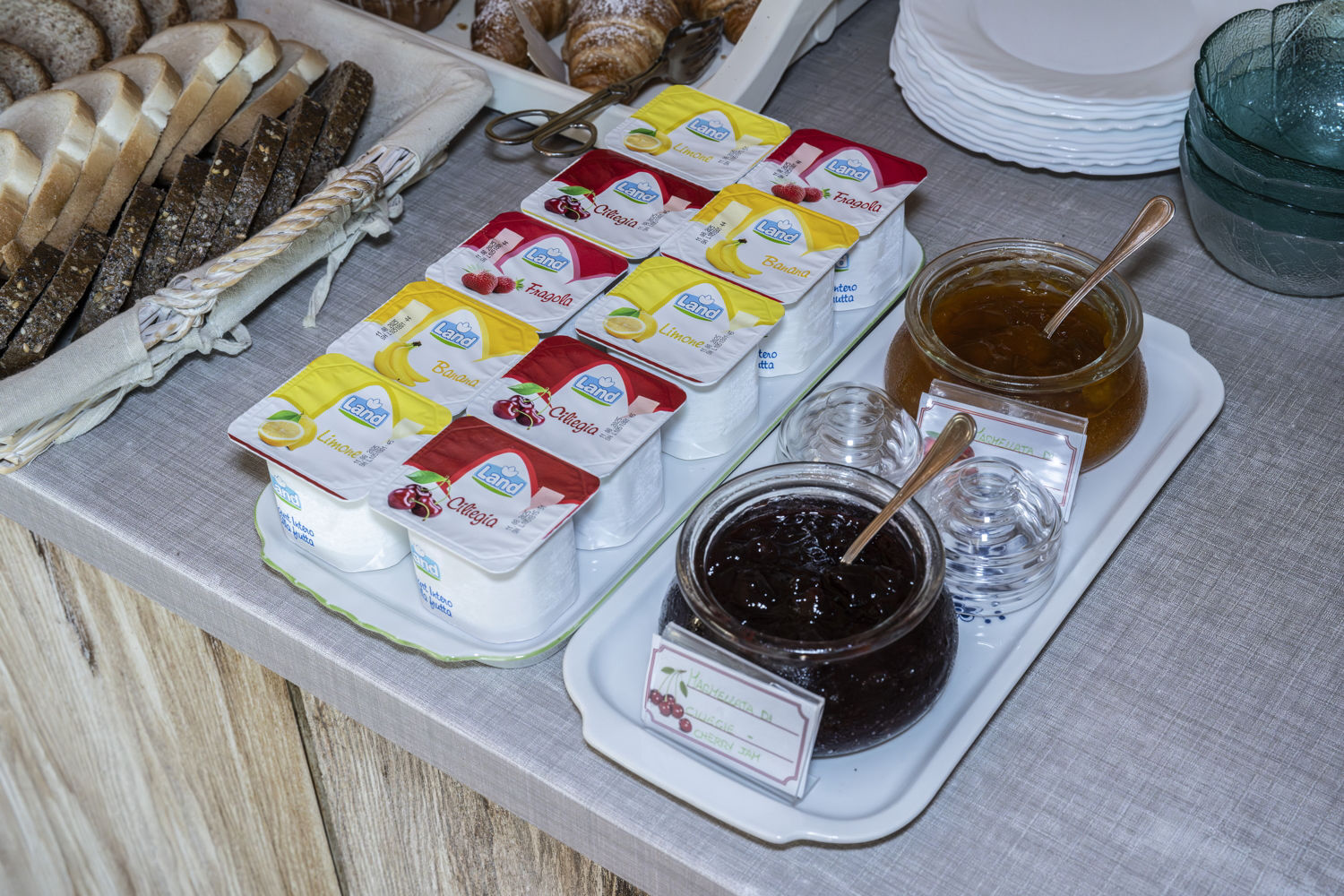 Spazio colazione esterno