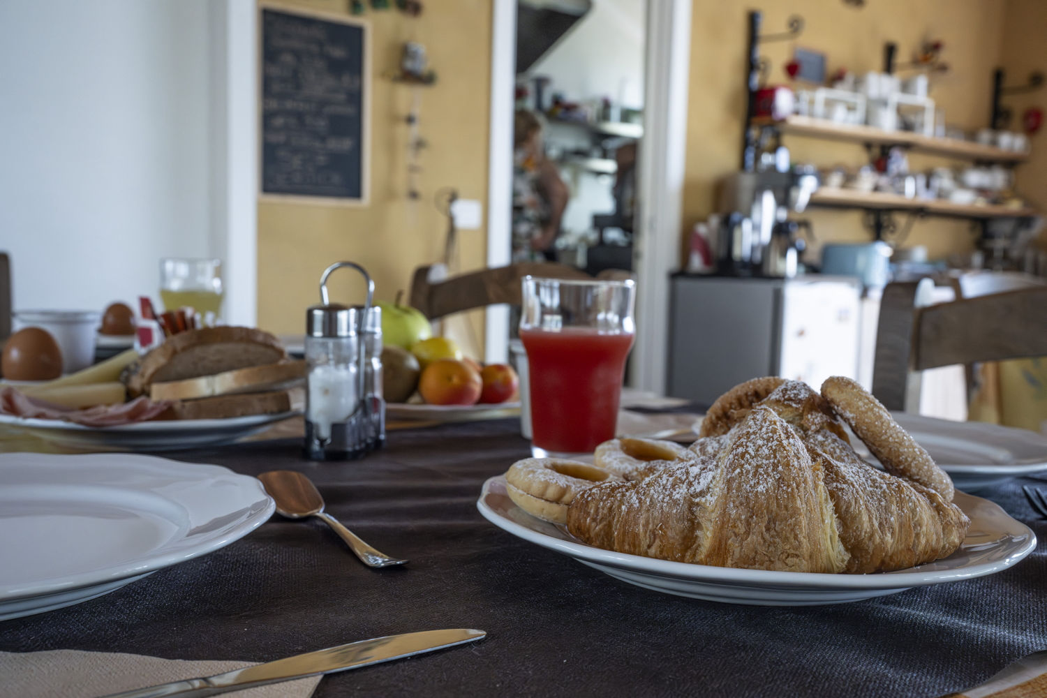 Spazio colazione esterno