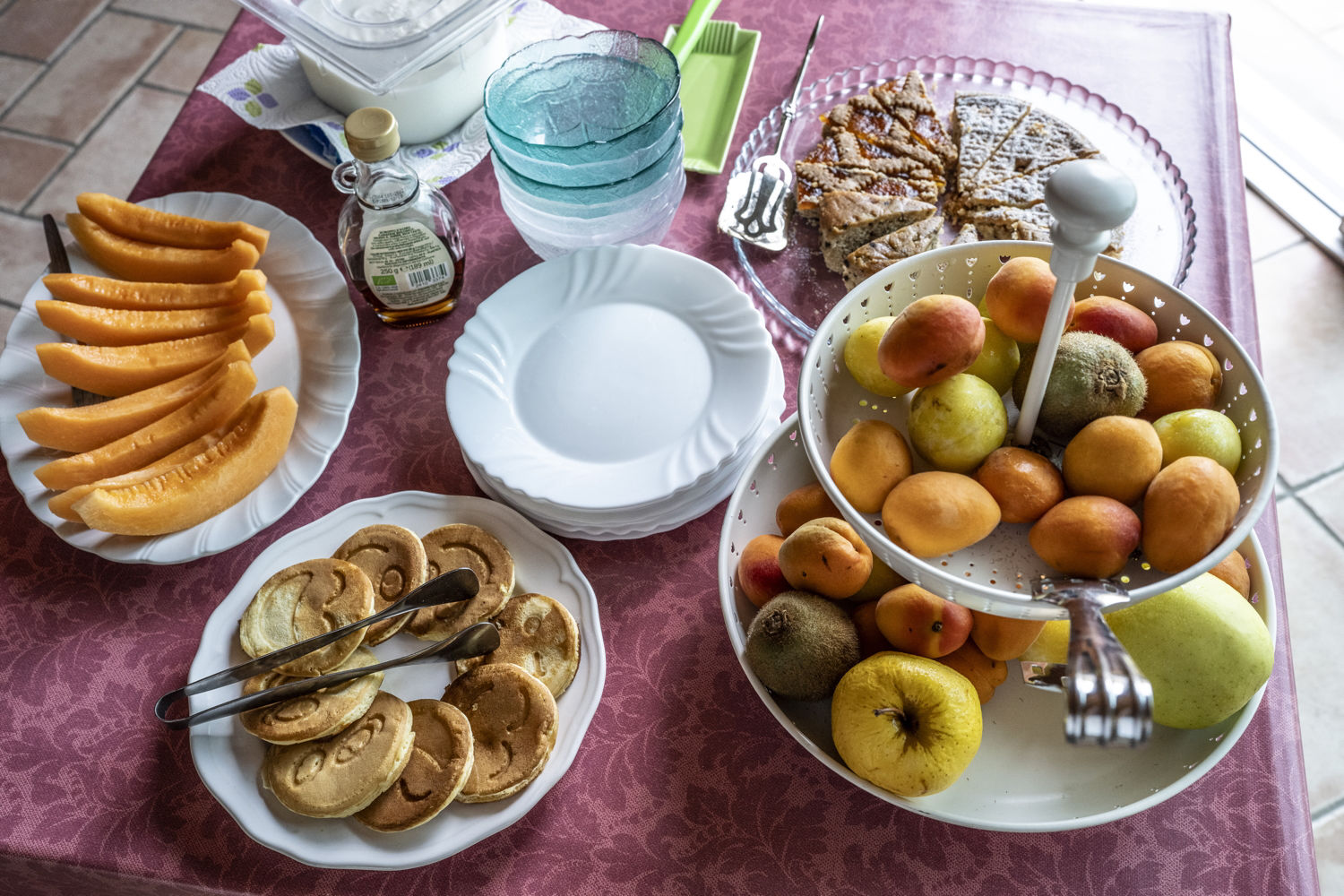 Spazio colazione esterno