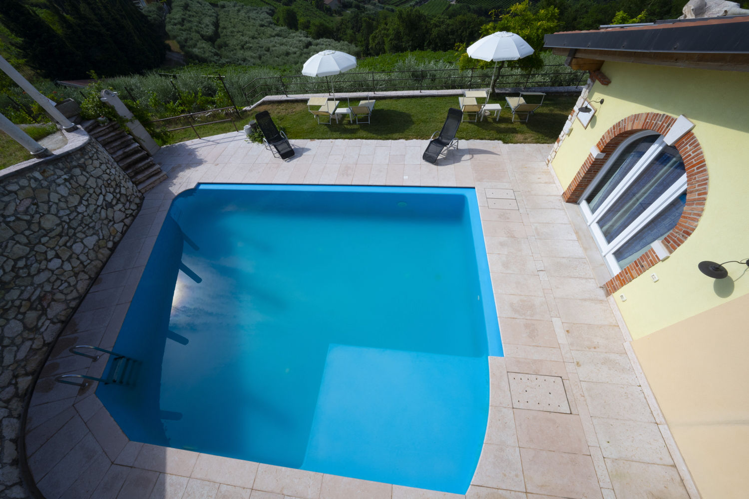 The swimming pool